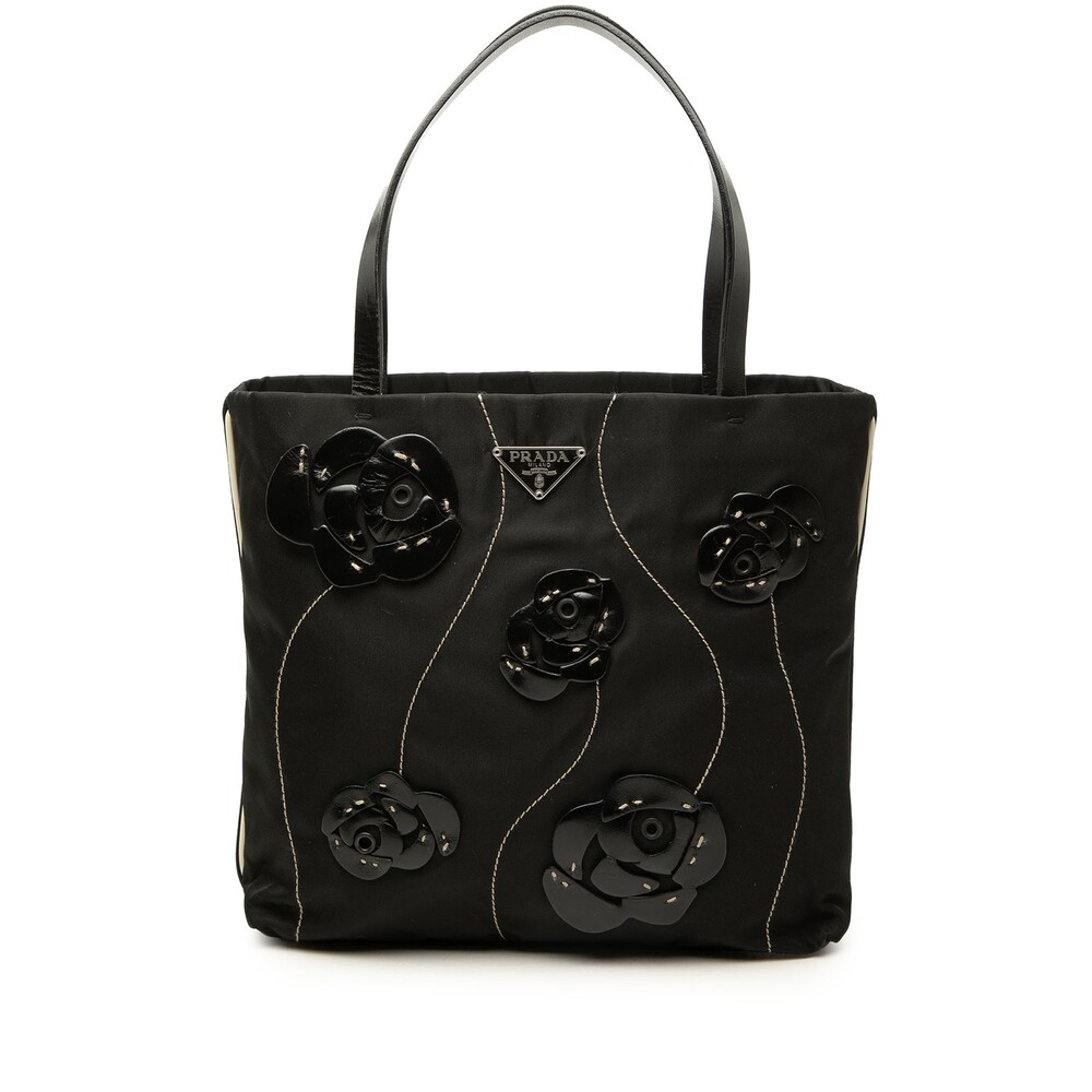 Prada Tessuto Rosette Tote Pre-Loved #362940P55B